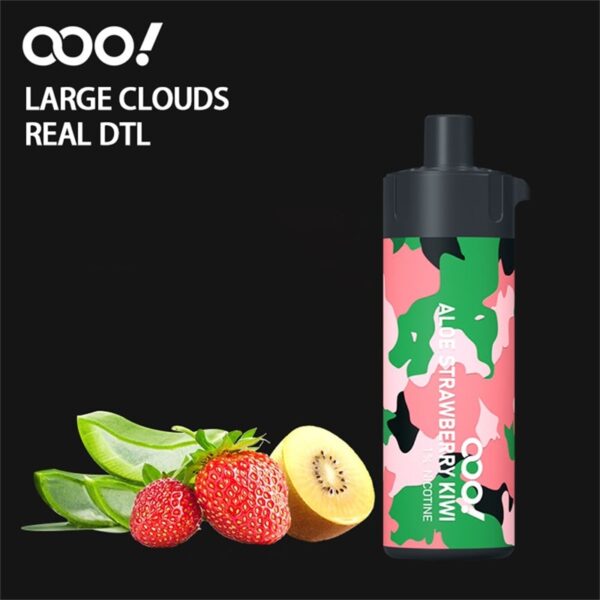 OOO! DL/DTL POD desechable Vape 12000 Puffs 20ml/15ml recargable, flujo de aire ajustable España